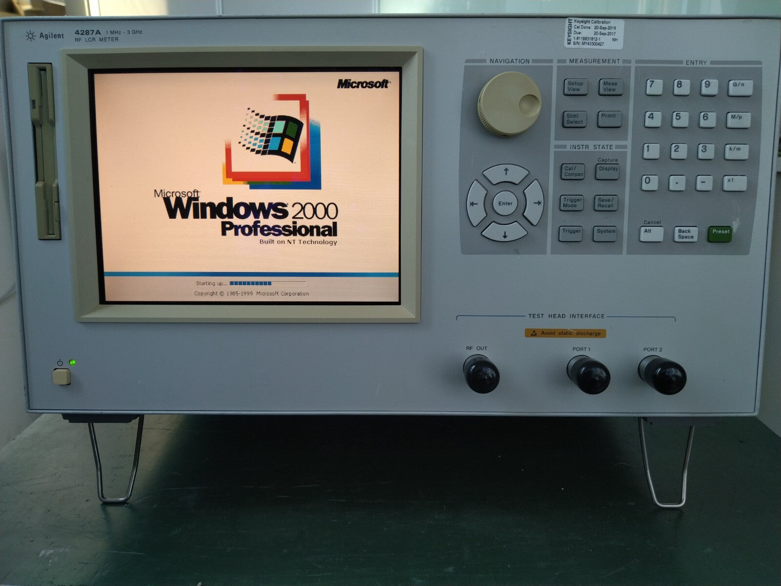 Agilent 4287A  1 MHz - 3 GHz RF LCR Meter w/ option 010 _0427