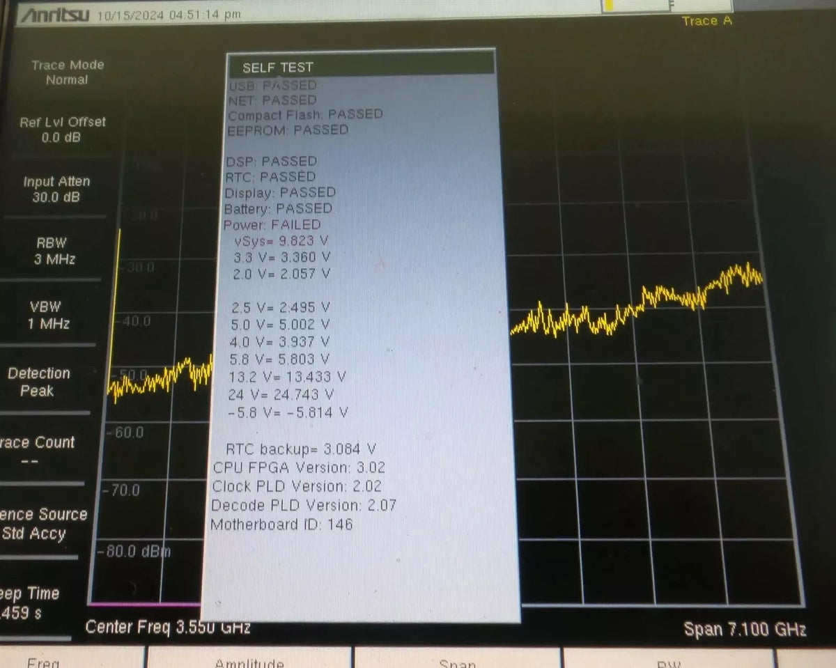 Anritsu MS2721B 20GHz Spectrum Master Analyzer