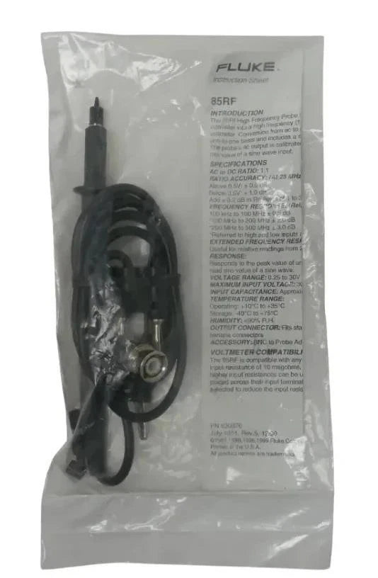New FLUKE 85RF PROBE 30 VAC MAX - Free Shipping