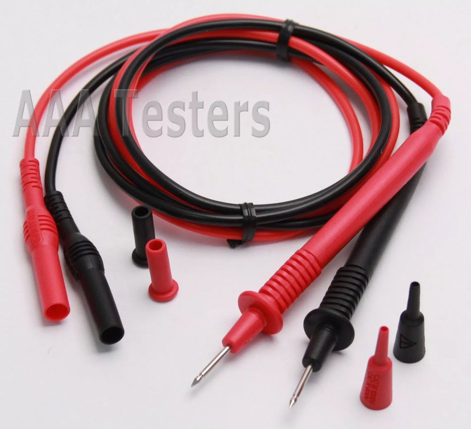 Multimeter Hard Point Test Leads Set 1000V 10A Meter Probes Fluke Compatible