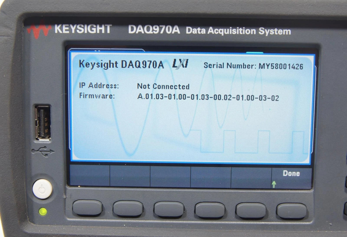 Keysight DAQ970A Data Acquisition System w 2x DAQM900A 20CH Multiplexer Modules