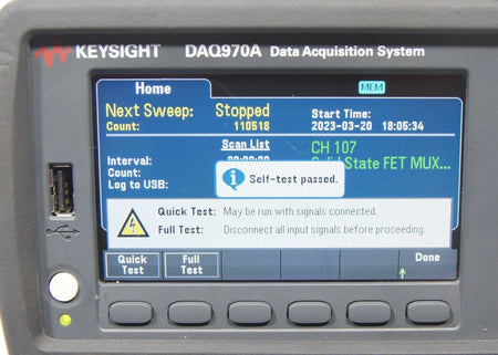 Keysight DAQ970A Data Acquisition System w 2x DAQM900A 20CH Multiplexer Modules