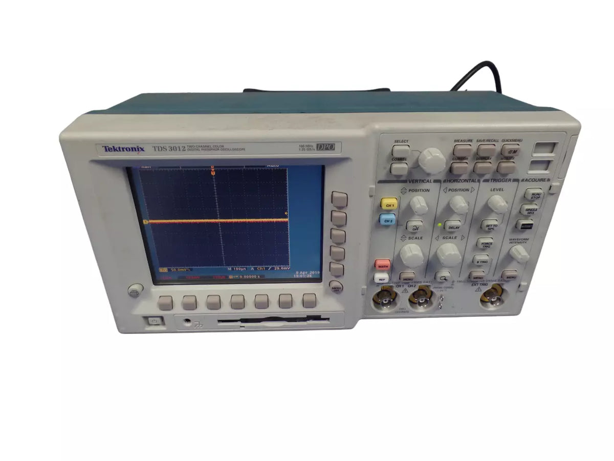 Tektronix TDS3012 Two Channel Oscilloscope - 100 MHz, 1.25 GS/s DPO