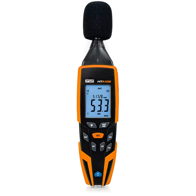HT Instrument HTA102 Sound Level Meter Class 2 with Calibrator and PC Connection