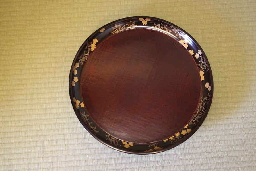 Old Lacquer Plate by Japanese