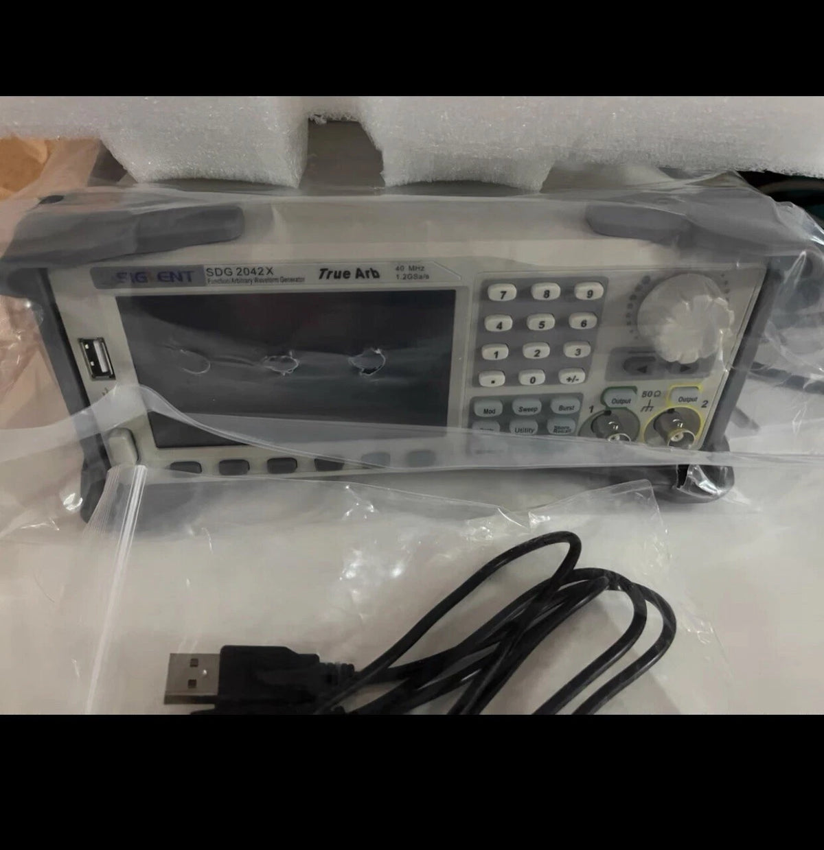 Siglent SDG2042X Function Arbitrary Waveform Generator - 2 Channels/40MHz/1.2G