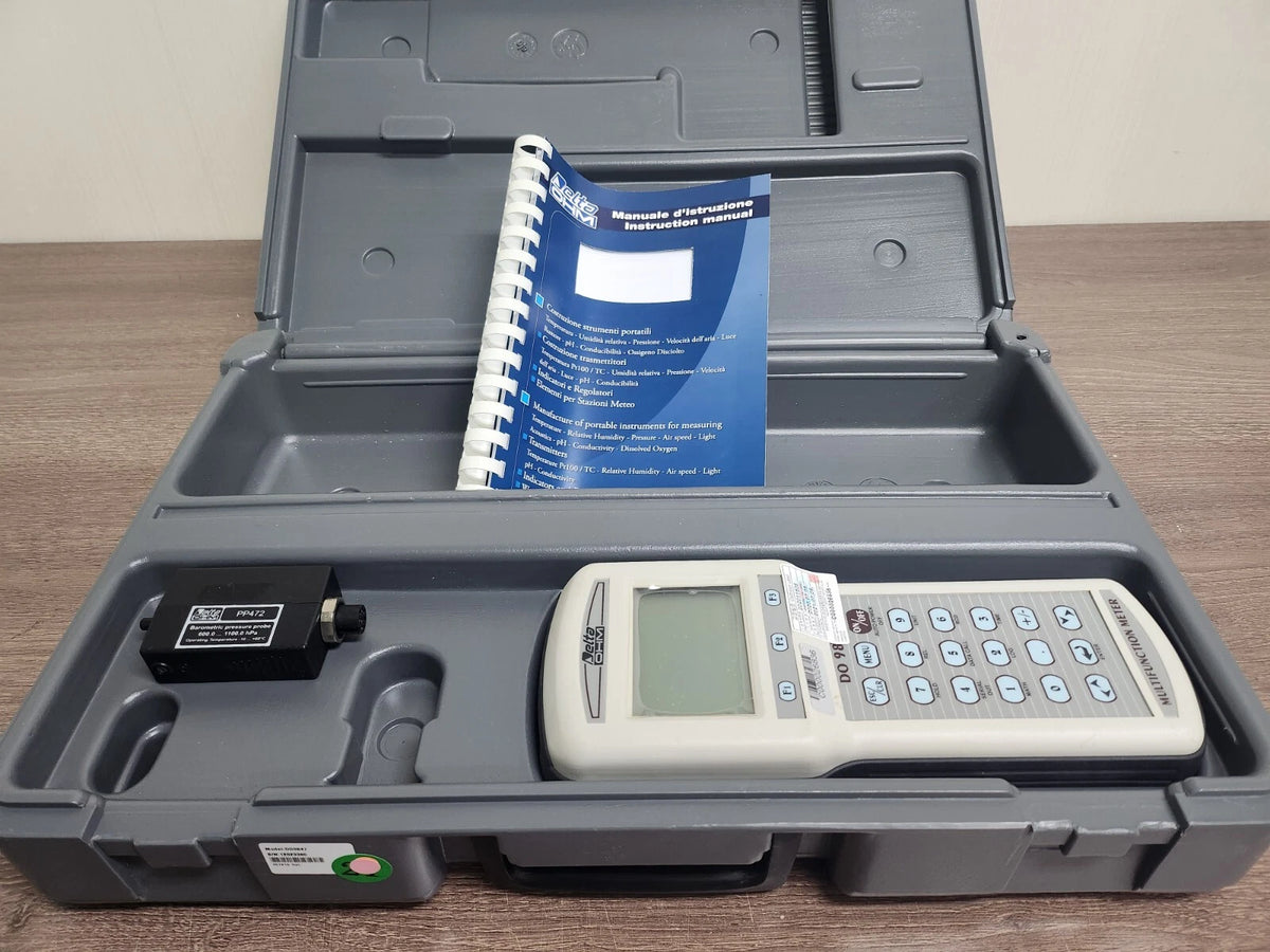 DeltaOHM DO9847 Multifunction Meter with PP472 Barometric Pressure Probe