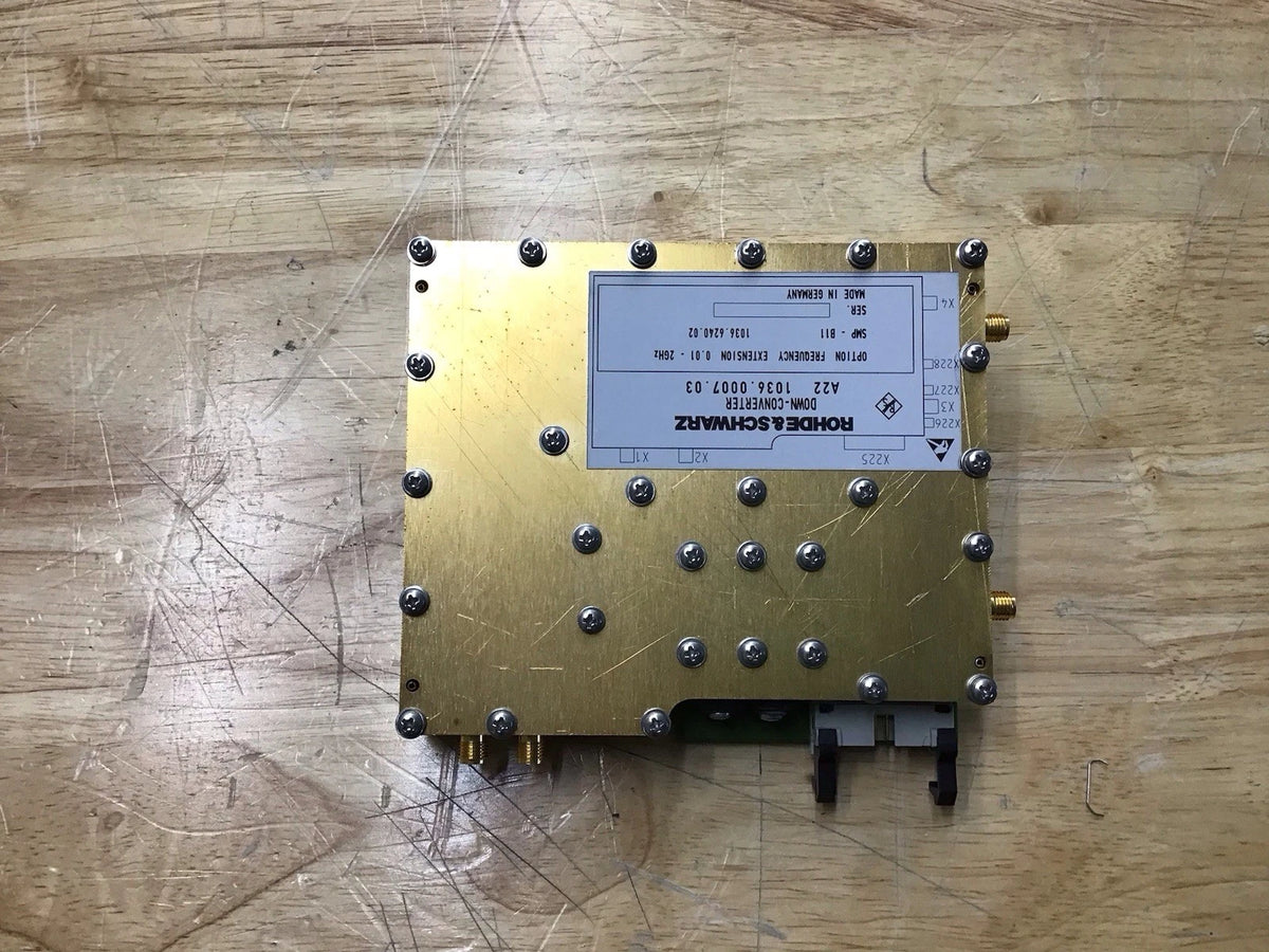 Rohde & Schwarz SMP02 Down Converter A22 1036.0007.03