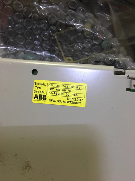 ABB Power Supply 07NG60 R1 GJV 30 743 10 R1