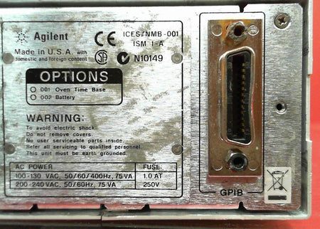 HP Agilent 53150A US40502967 Microwave Frequency Counter 20 GHz
