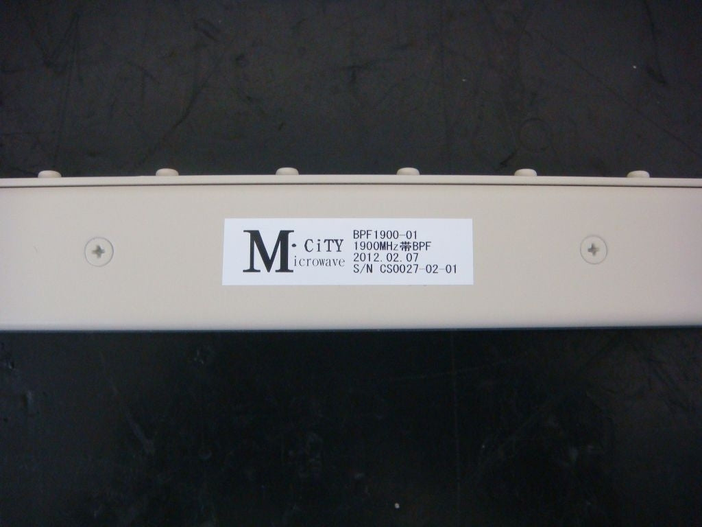 1900-1920MHz Band Path Filter by Mcity Microwave