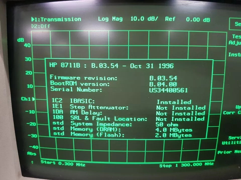 HP 8711B Economy Network Analyzer with 0561 Option