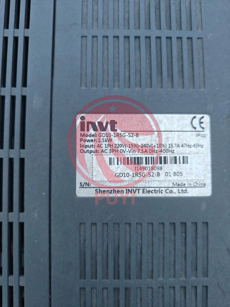 1PCS Inwitten Inverter GD10-1R5G-S2-B 1.5KW 220V in Good Condition