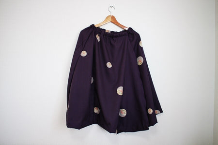 Kimono Remake Wrap Around Skirt by Handmade