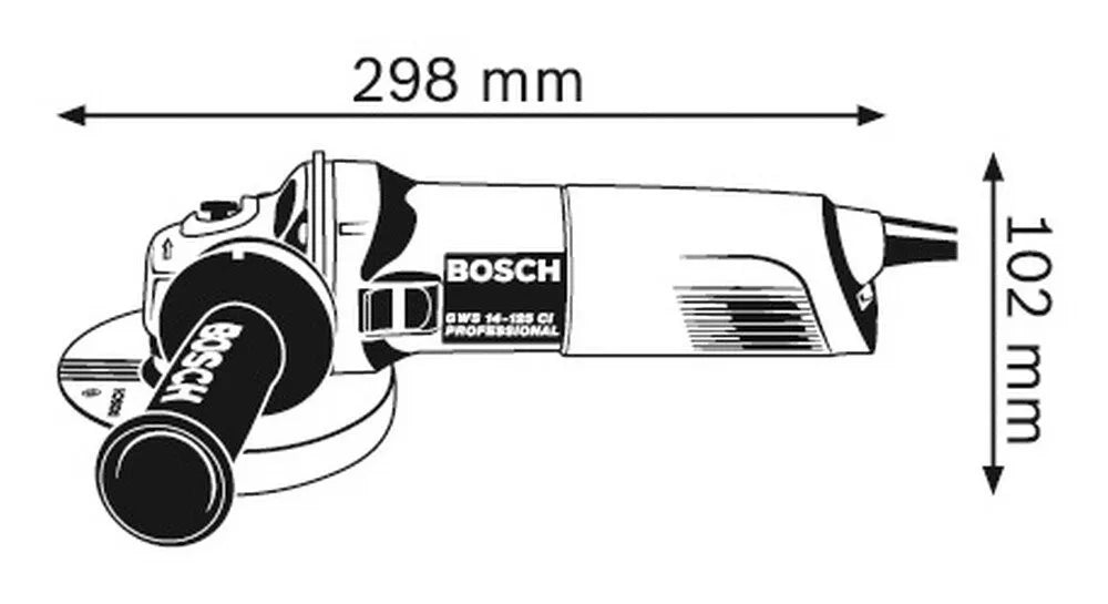 Bosch GWS 14-125 CI 1400W 125mm Angle Grinder