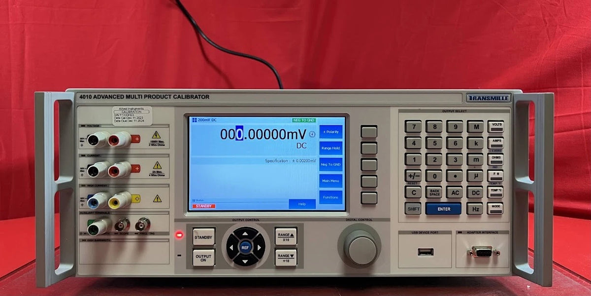 Transmille 4010 Multi Product Calibrator Upgrade with EA001A GPIB Accessories