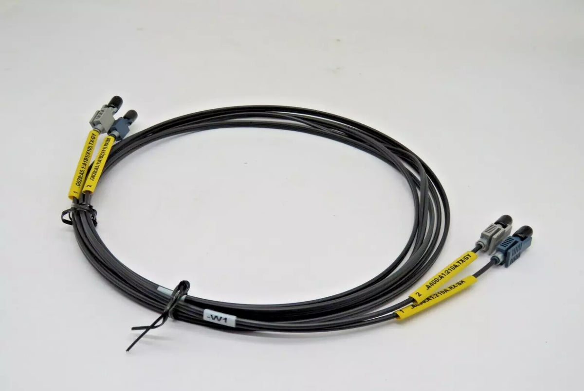 2m LC to LC Duplex Fiber Optic Cable A400: A1:210A RX/BK TX/GY