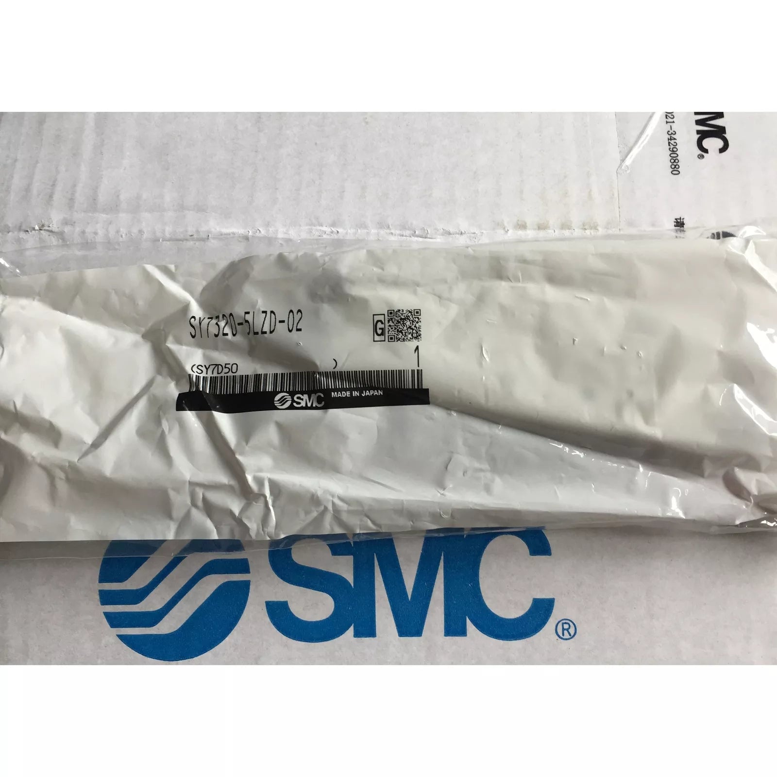 SMC SY7320-5LZD-02 Solenoid Valve - Expedited Shipping - New