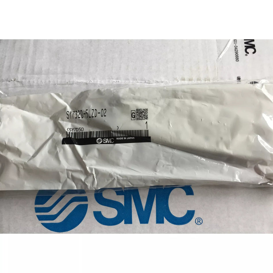SMC SY7320-5LZD-02 Solenoid Valve - Expedited Shipping - New