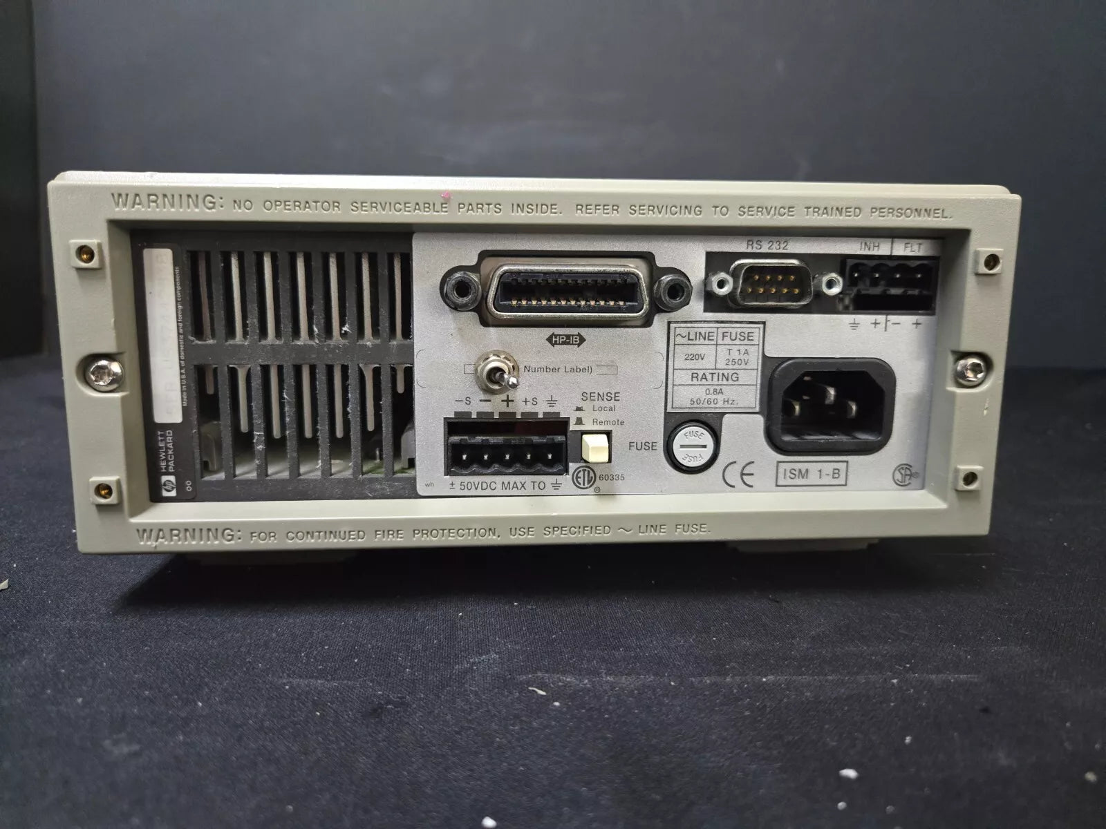 HP 66312A 0-20V, 0-2A DC Source (2838)