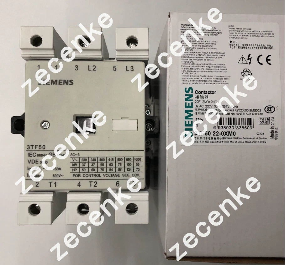 SIEMENS 3TF50 22-0XM0 Contactor New One Expedited Shipping 3TF5022-0XM0