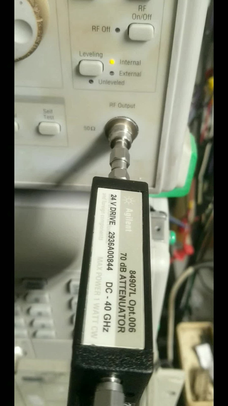 RF Step Attenuator Controller Agilent