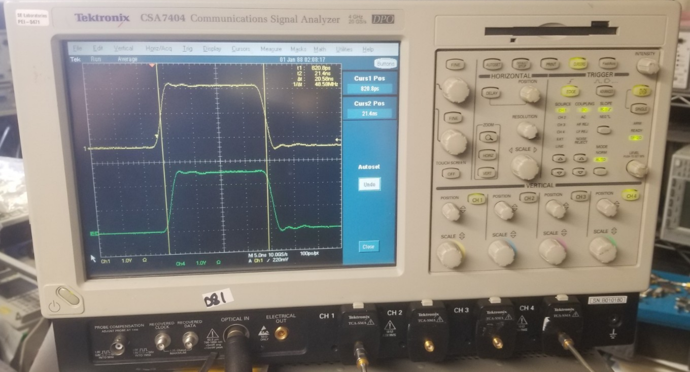 Tektronix 4 GHz 20 GSa/s DSO