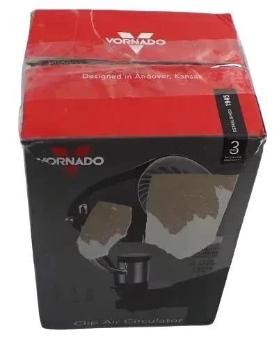 Vornado Pivot Clip Personal Air Circulator Fan 3 Speeds, Black-Free shipping