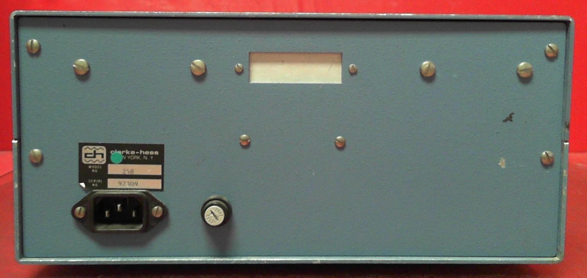 Clarke-Hess 258 92309 V-A-W Meter
