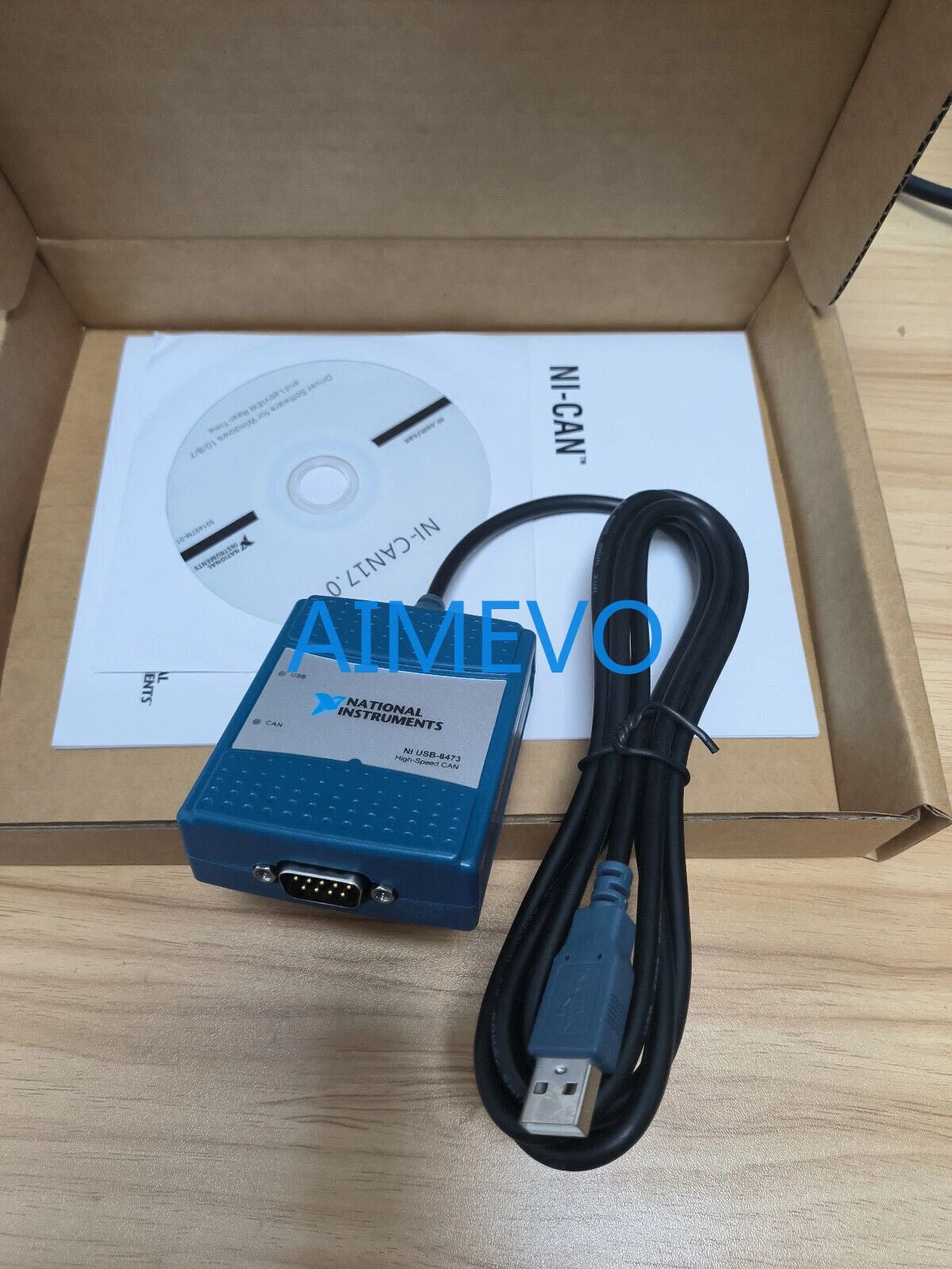 National Instruments NI USB-8473 Single Port High-Speed CAN 779792-01 New