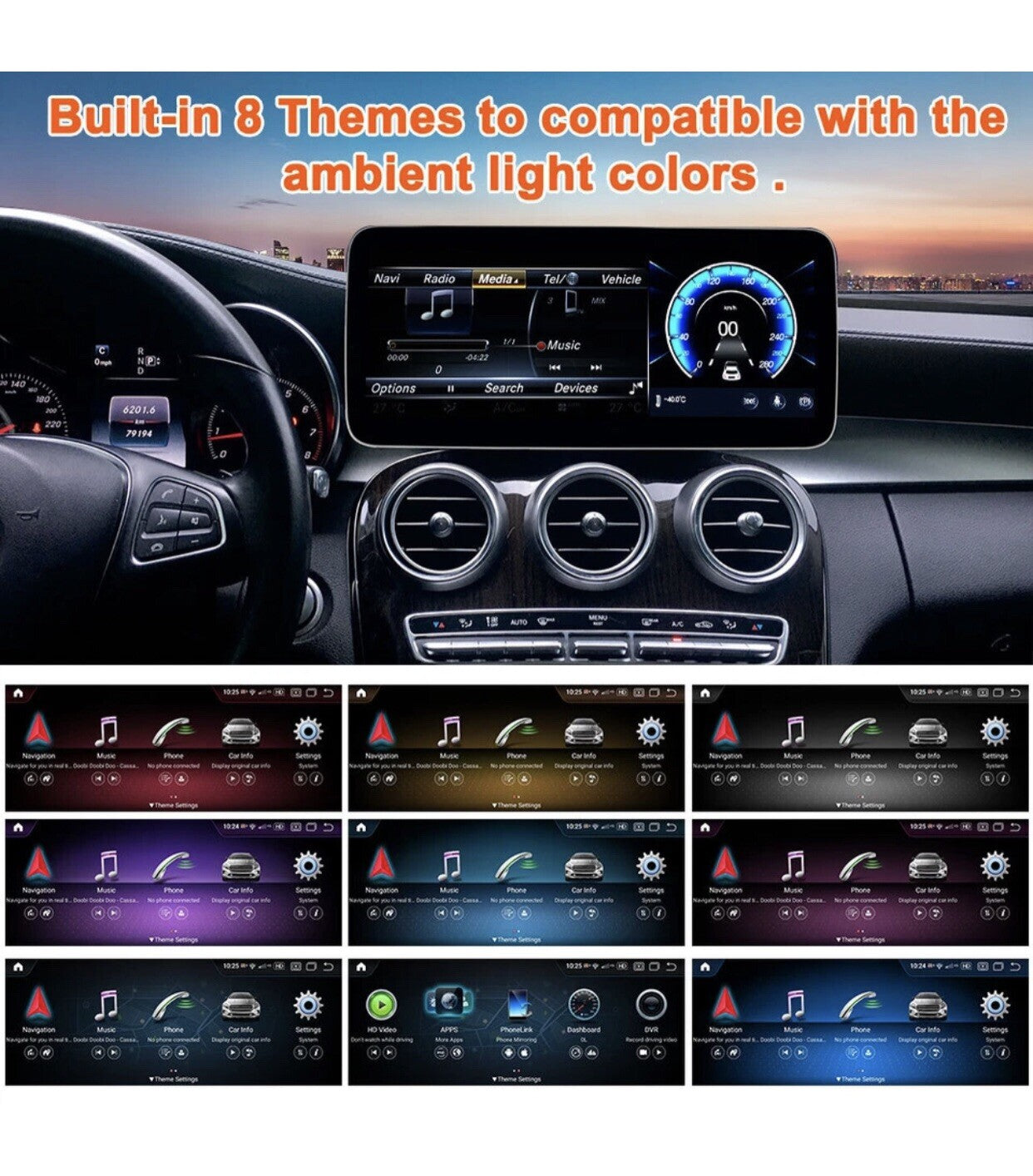 Android 13 Car Radio For Mercedes E-Class W207 RHD 2010-2016 NGT4.5 BT 8GB+128GB