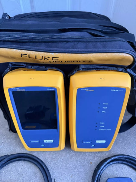 Fluke Networks DSX-8000 Cable Certifier Tester Kit (Calibrated 2023-2024)
