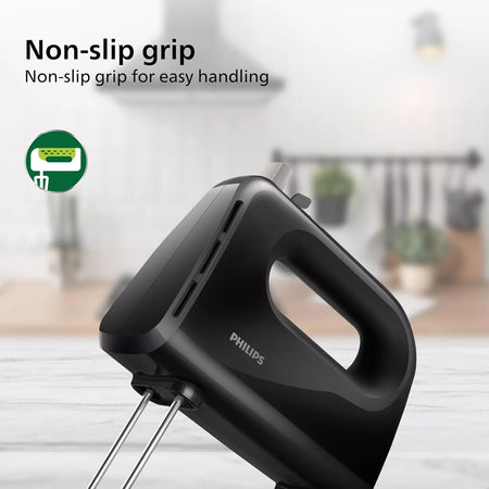 Philips HR3705/10 300W Hand Mixer & Blender with 5 Speed Control Stainless Steel