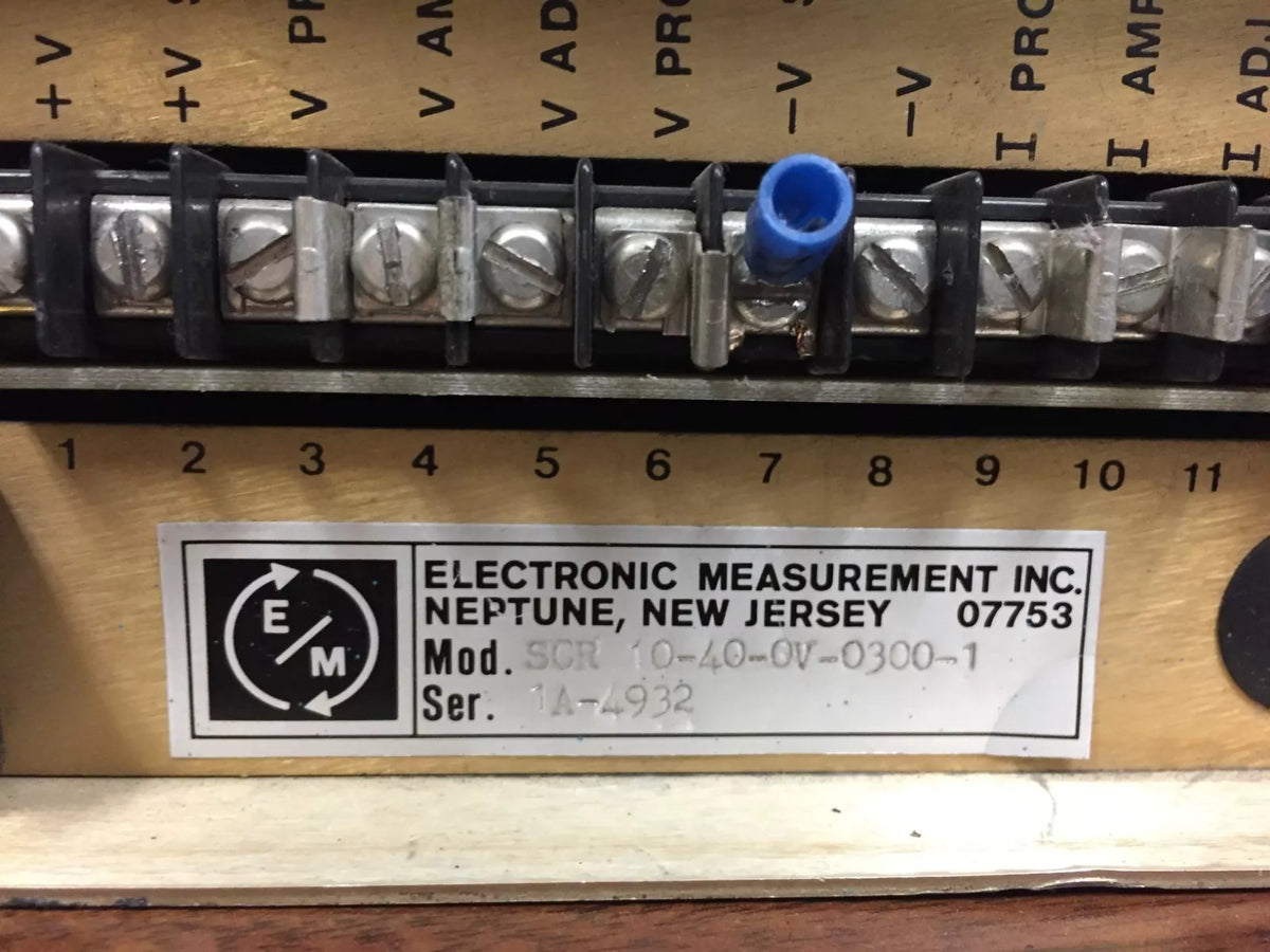 Variable Adjustable DC Power Supply SCR 10-40-OV-0300-1
