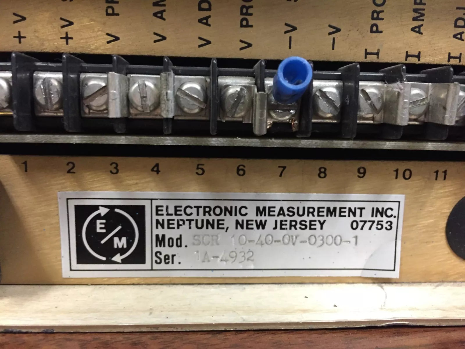Variable Adjustable DC Power Supply SCR 10-40-OV-0300-1