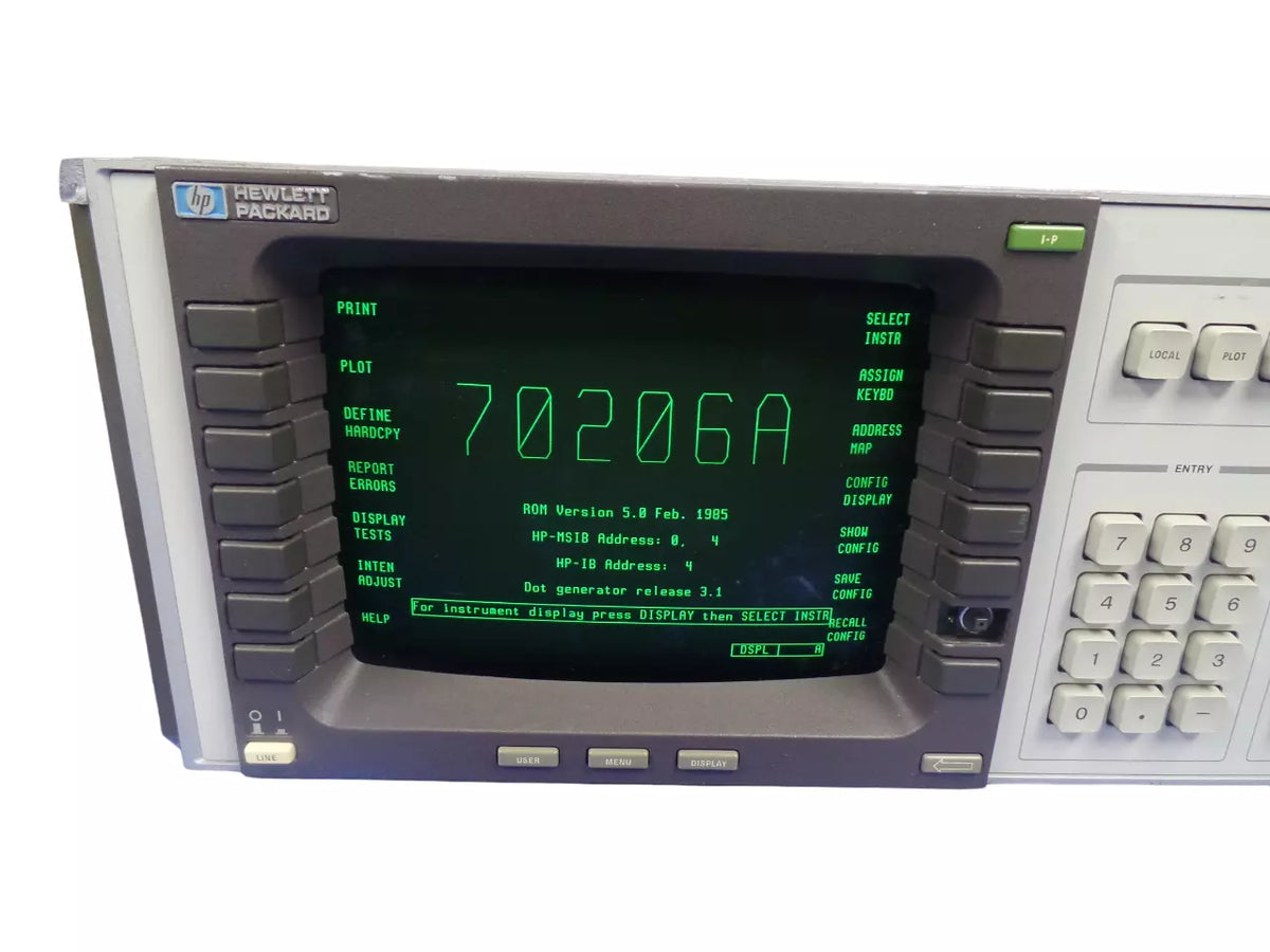 HP 70206A Systems Graphics Display - High-Quality Graphics Solution