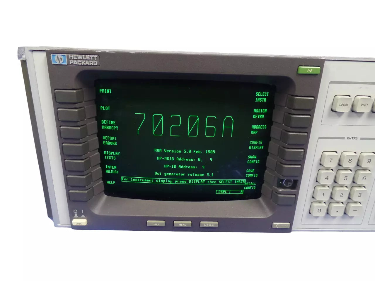 HP 70206A Systems Graphics Display - High-Quality Graphics Solution