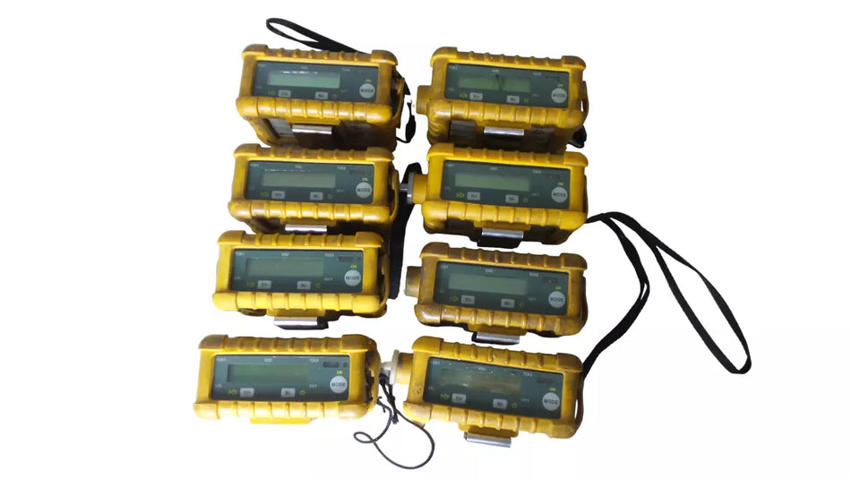 LOT OF 8 MultiRAE Plus PGM50-5P Gas Detector Bundle