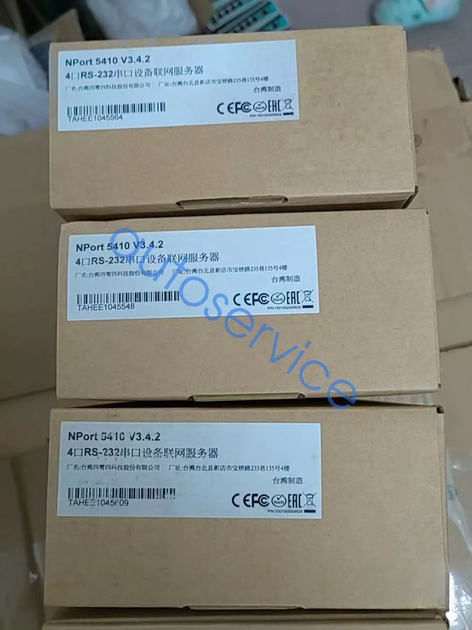 New Moxa NPt 5410 4 pt serial device server