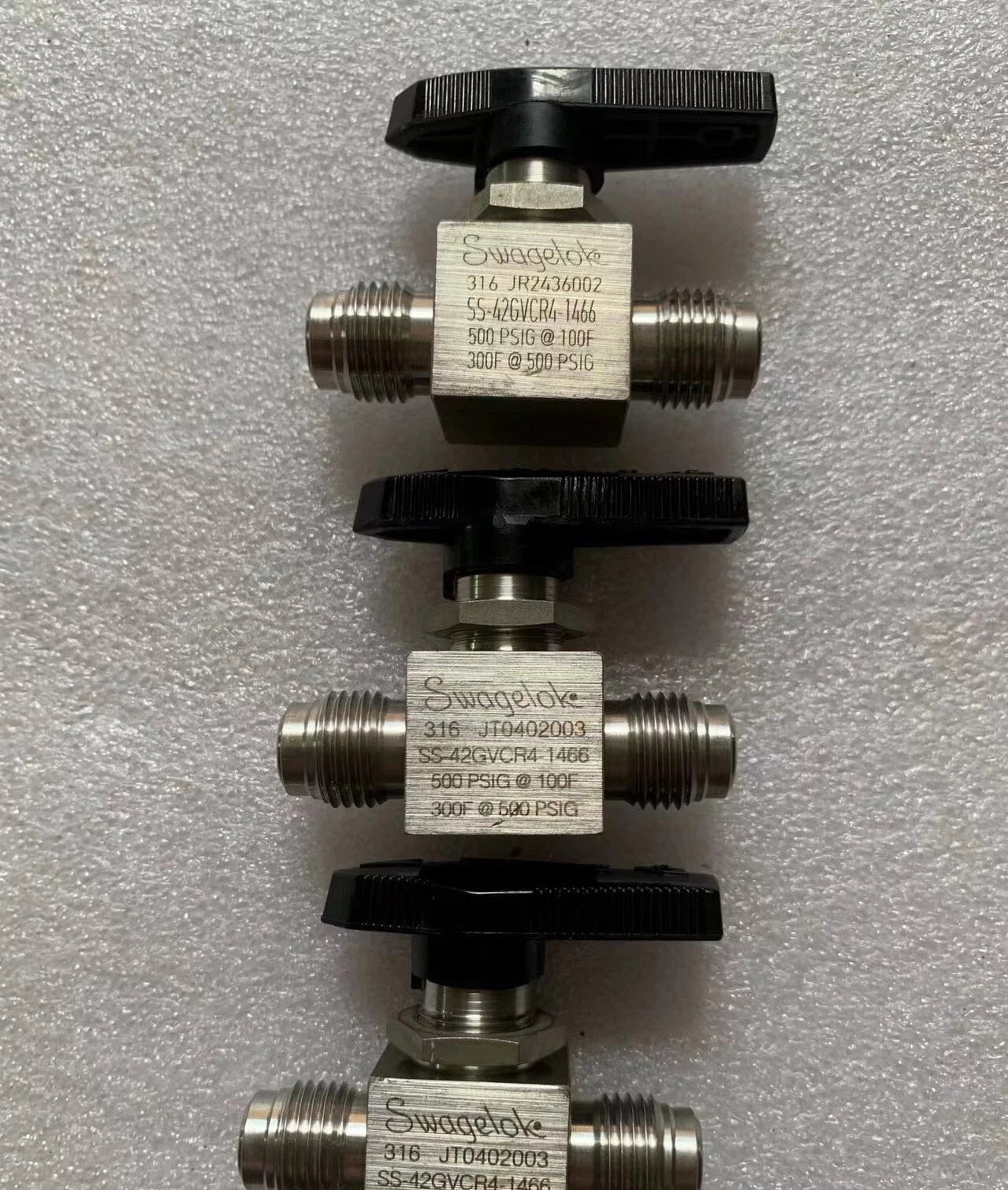 1pc USED Swagelok SS-42GVCR4-1466 1/4VCR Ball Valve TESTED