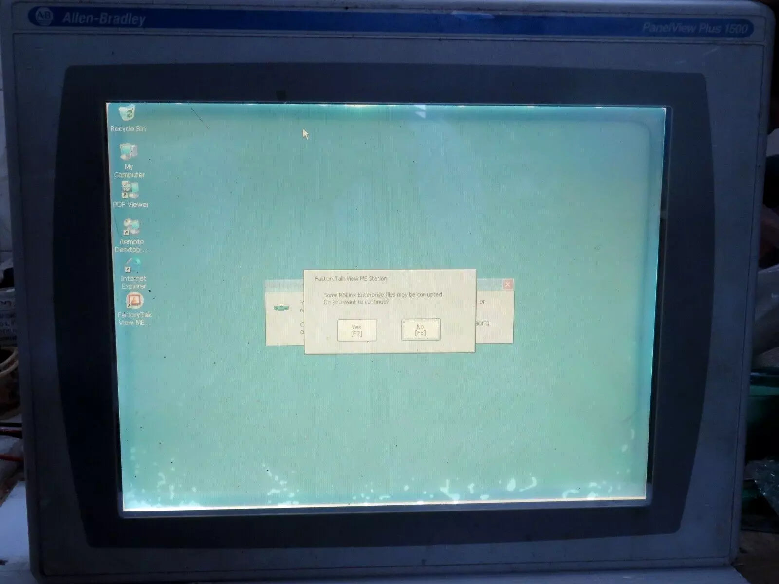Allen Bradley 2711P-RDT15C PanelView Plus 1500 Color Display
