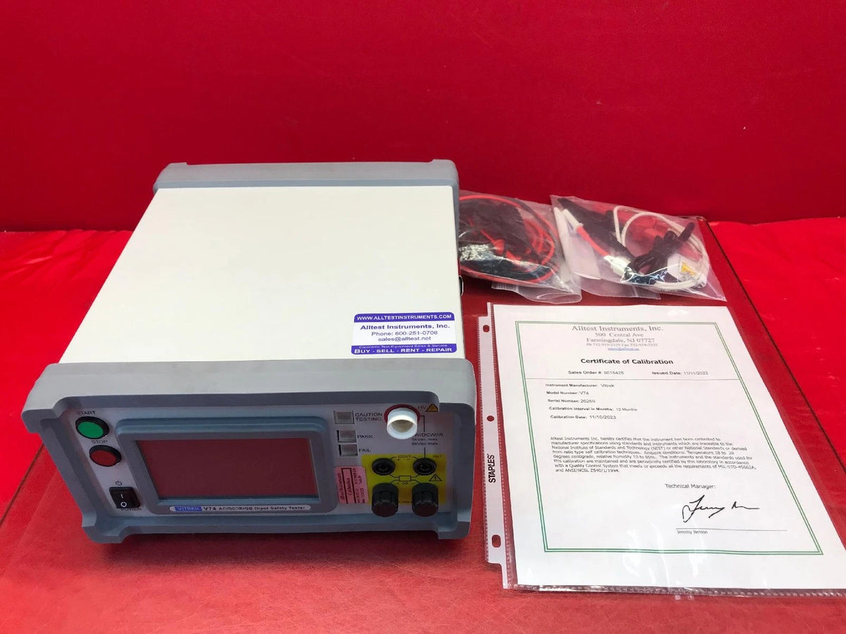 Vitrek V74 AC/DC/IR/GB Hipot Tester, 5 kV Safety Tester