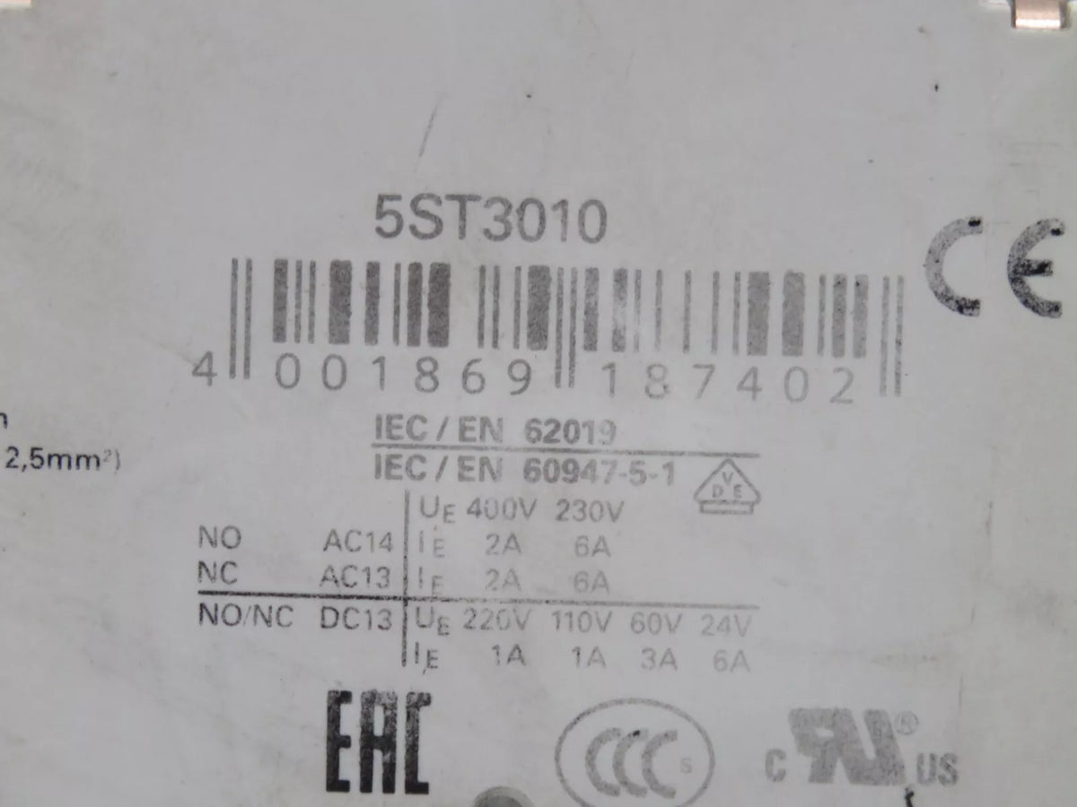 Siemens 5SL42067RC Circuit Breakers Minuature 6 AMP 2 POLE 415V