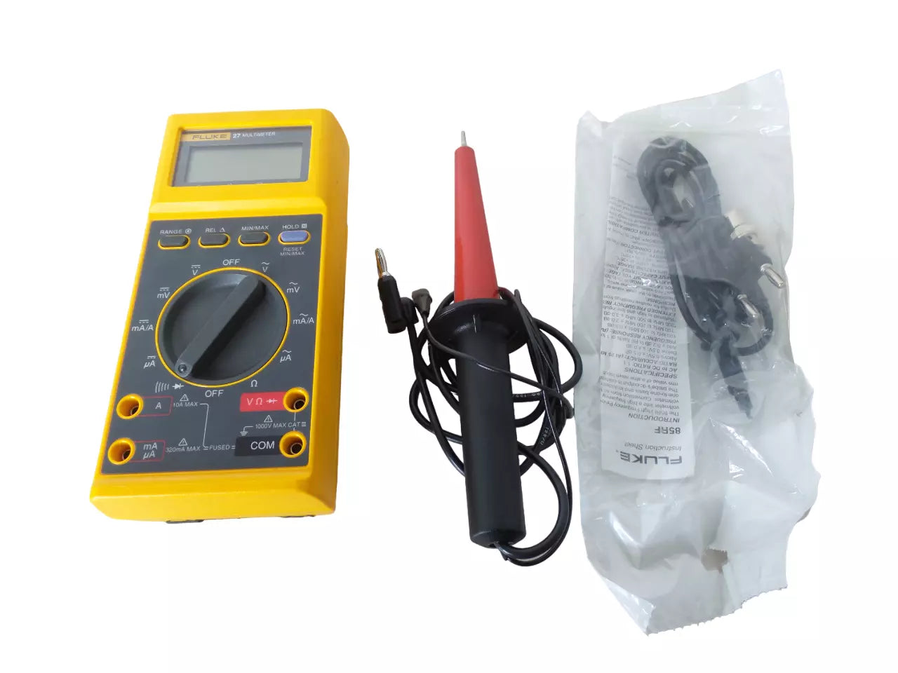 Fluke 27 Multimeter with Hard Case and 80K-6 Probe