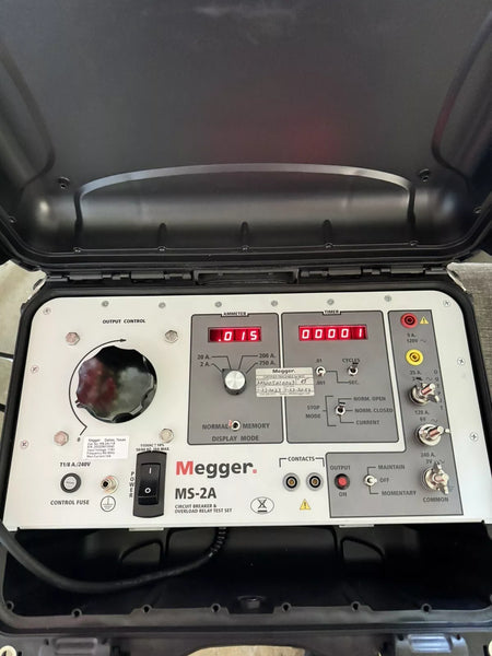 Megger MS-2A Circuit Breaker & Overcurrent Relay Test Set (Calibrated 2023-2024)