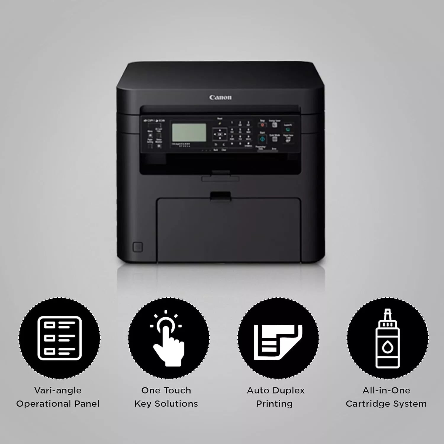 Canon MF241D Digital Multifunction Laser Printer, Black, Standard