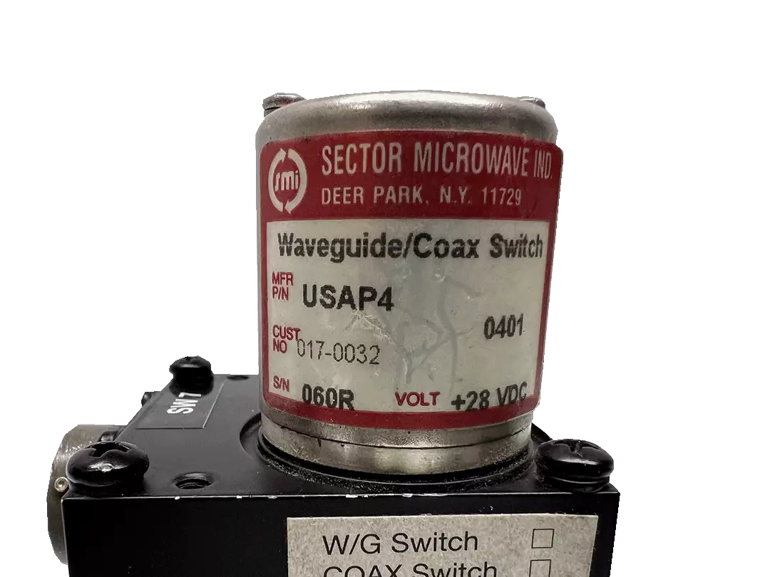 Sector Microwave USAP4 Dual Waveguide Switch