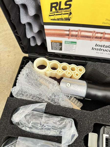 RLS Klauke 19TK5 399011190501 Copper Press Fit Crimping Tool Kit 19KN with 5 Jaws