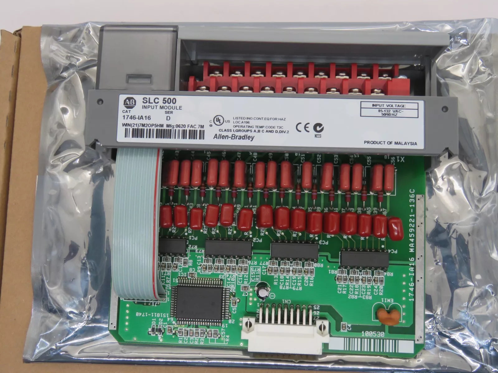 Allen-Bradley 1746-IA16 Digital Input Module SLC 500 SER D 110-120 VAC - NEW