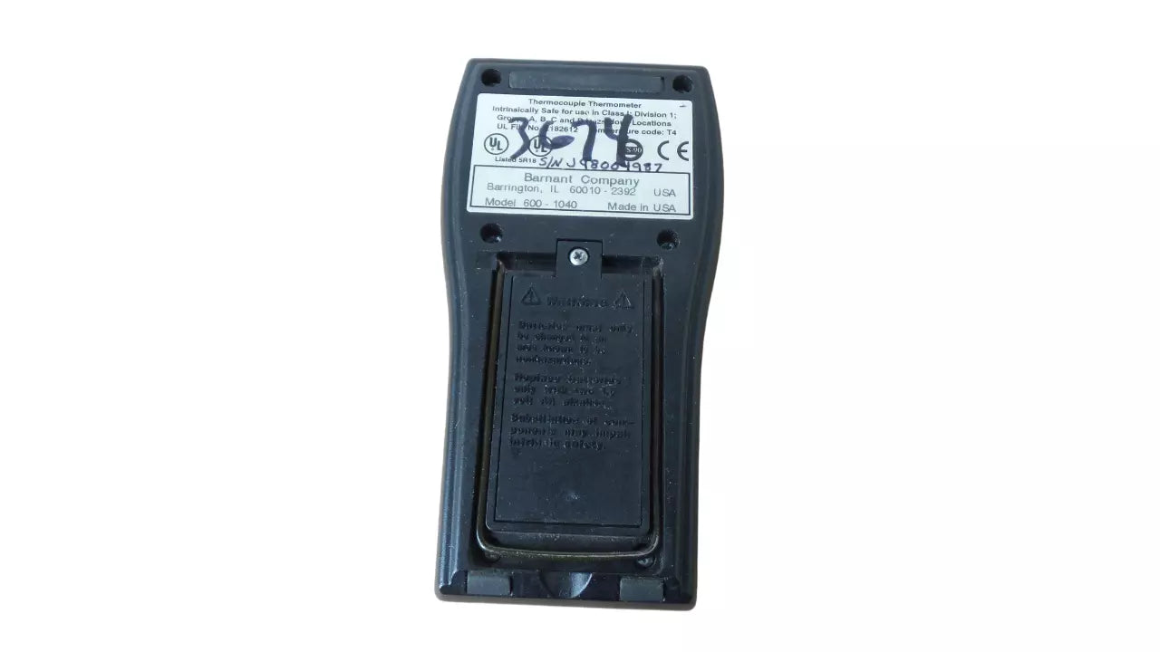 Barnant Dual J-T-E-K Thermocouple Thermometer for Accurate Temperature Measurement